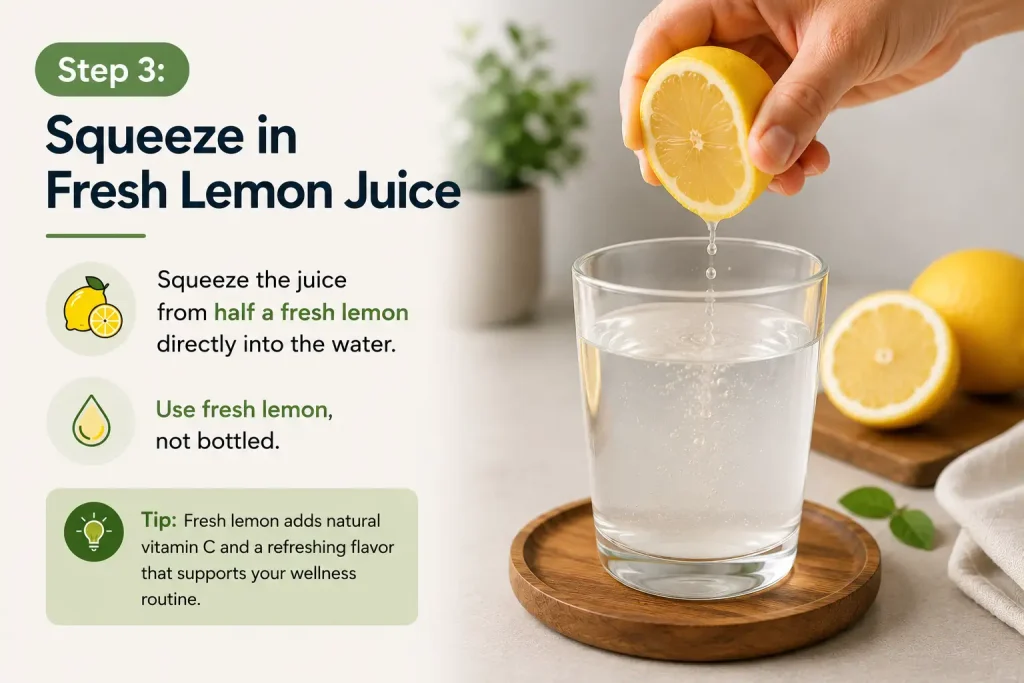 Pink Salt Recipe for Weight Loss Does It Really Work 12 pink salt recipe step 3 Squeeze in Fresh Lemon Juice